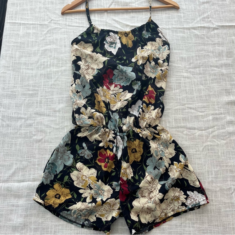 Yumi Kim Style Romper Floral Halter Top